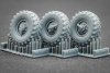 ScaleX WM 72001 ZIL 131 Ordinary wheel set (for ICM) 1/72